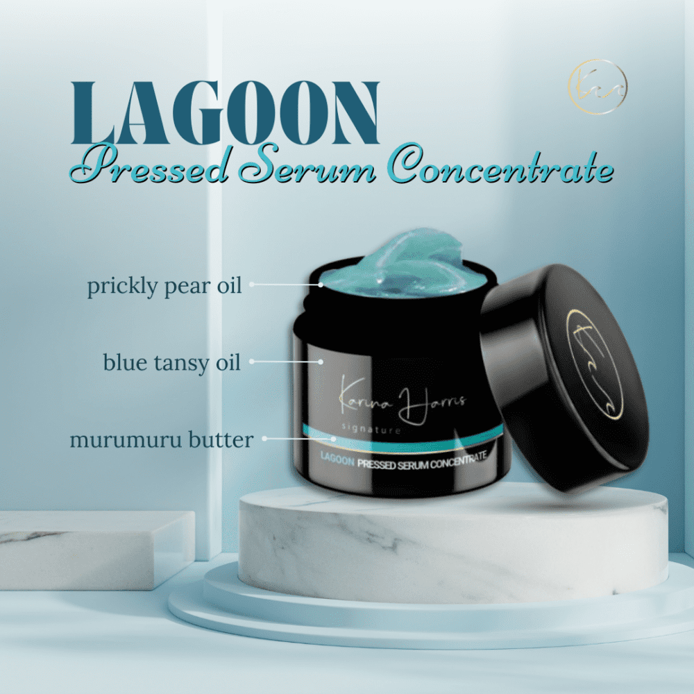 Lagoon Pressd Serum Tsunami Seaweed Hydration Mask īKaria Mōon By Karina Harris